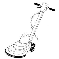 Manual Minuteman 1500 RPM Floor Machine M20150-00